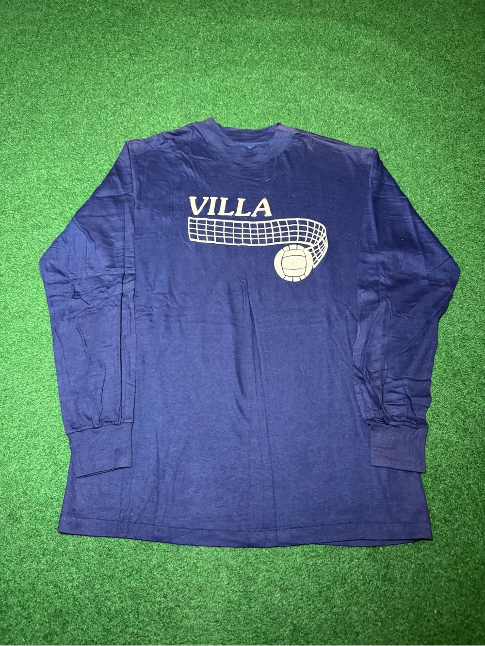 Villa Vintage Volleyball Long Sleeve T Shirt Large 80s 90s Erie Pa Villa Maria